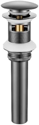 YZZY Vessel Basin Pop-up Drain with Overflow and Hair Catcher