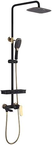 10 Inch Black Gold Shower System with 2 Mode Handheld 1