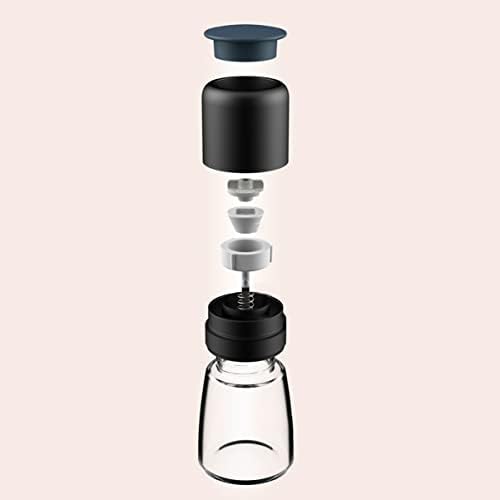 Alipis Pepper Salt Shaker Set Glass 304 Stainless Steel