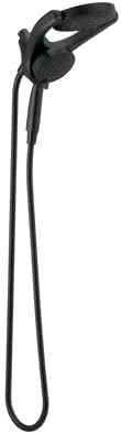 Delta HydroRain Two-in-One Shower Heads with MagnaTite and Matte Black Finish