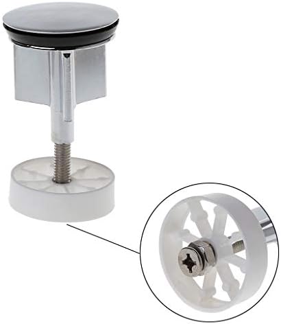 Caralin Basin Pop-up Drain Plug Silver CopperZinc Alloy