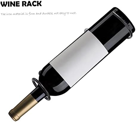 Cabilock 6Pcs Iron Wall Wine Racks Stylish Storage