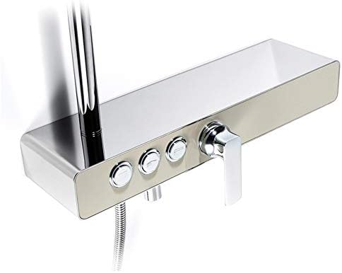 White Gold Triple Function Wall Mount Shower System 1