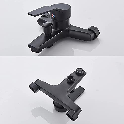 LASEVE Single Handle Tub Faucet with ABS Shower Head 1