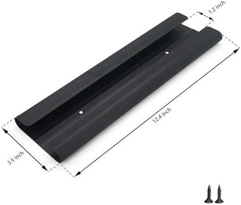 GeLive 12 Inch Wine Glass Holder Set of 2 Black