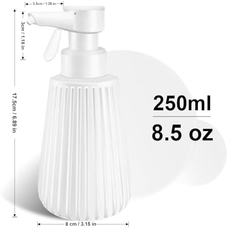 MoKasi 85oz Automatic Soap Dispenser - White Resin Touchless