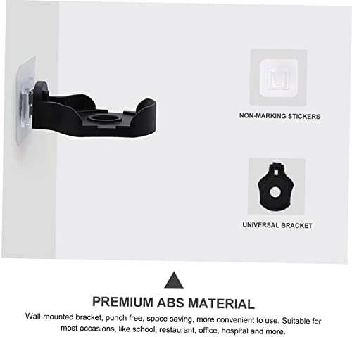 2pcs Wall-Mounted Soap Holder Bracket for Foam and Liquid Dispensers