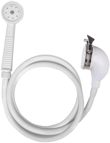 RMG Portable Handheld Shower Sprayer for Round Tub Spouts