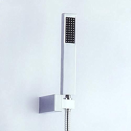 TECKI 12 Inch Square Rainfall Shower Mixer Tap Set