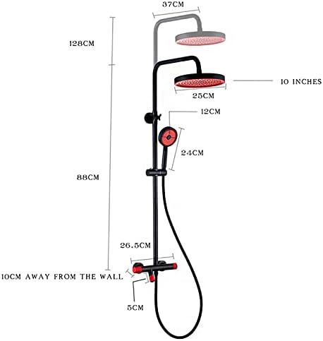 8 Inch Thermostatic Shower System with 3 Modes 1