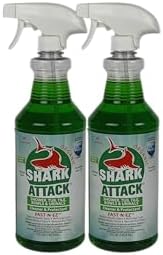 Shark Attack Organic Bathroom Cleaner 32 oz 2 Green
