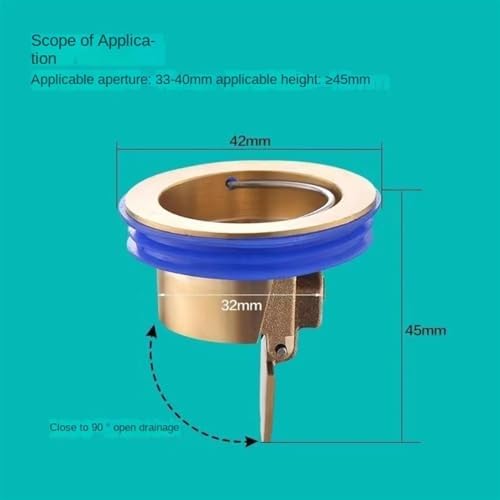 Copper Floor Drain Core Anti-Smell Insect Prevention Cover