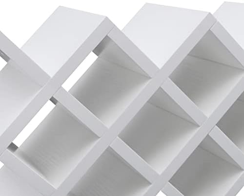 Bamboo Wine Rack Wall-Mounted 10-Bottle Storage