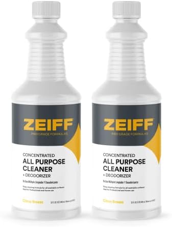 Zeiff Pro-Grade All-Purpose Cleaner Deodorizer 2 Pack