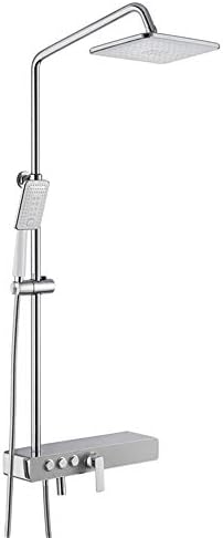 White Gold Triple Function Wall Mount Shower System 1