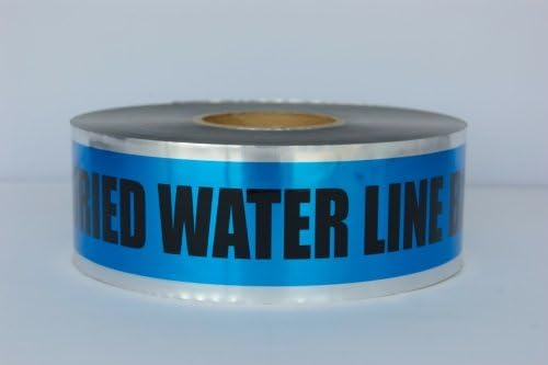 Detectable Underground Tape Blue 3x1000 8 Roll Case