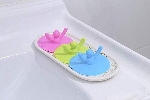 NJMK Silicone Drain Stopper Plug Cover White