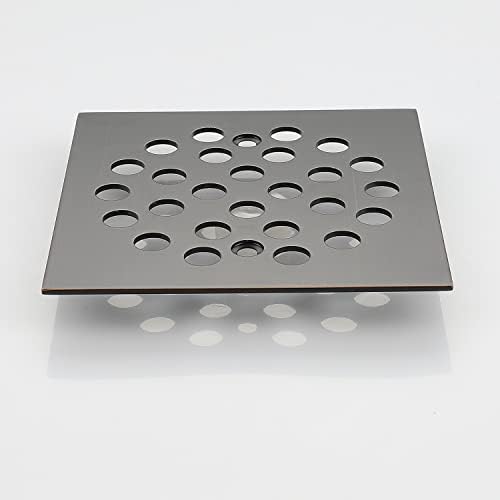 Holge Square 4-14 Inch Screw-in Floor Drain Cover Replacement
