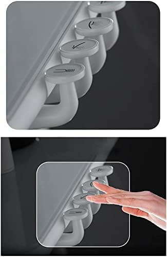 Thermostatic Shower System with LED Display and 4-Function Fixtures