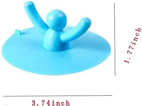 NJMK Silicone Drain Stopper Plug Cover White