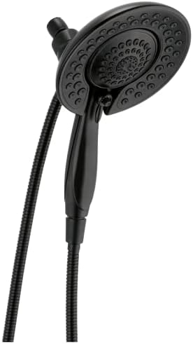 Delta In2ition 2-in-1 Dual Shower Head with Handheld Matte Black