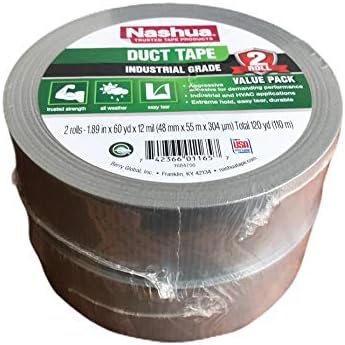 Nashua Duct Tape 12 Mil Thick 2 x 60 Yard 2 Pack