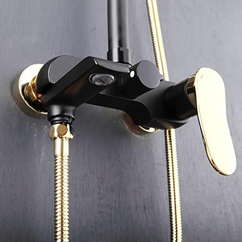 10 Inch Black Gold Shower System with 2 Mode Handheld 1