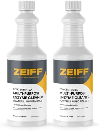 Zeiff Pro-Grade Enzyme Cleaner - 32 Ounce 2 Pack Fragrance Free