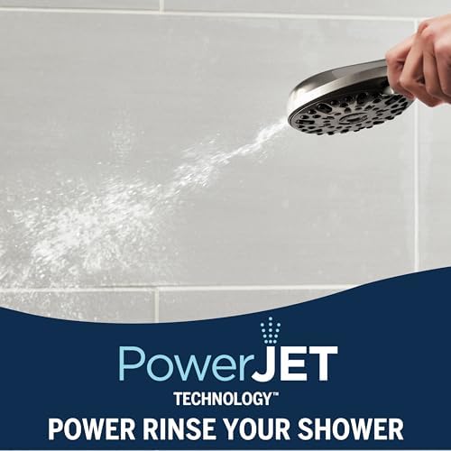 Waterpik ShowerClean Pro Handheld High Pressure Shower Head