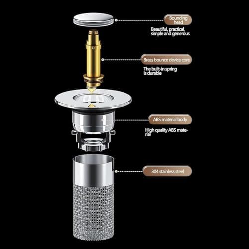 Citosisk Drain Filter with 2PCS Removable Basket