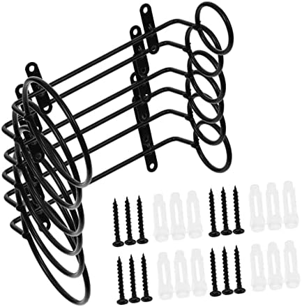 Ciieeo Wall-Mounted Wine Rack 6pcs Stylish Display Holder