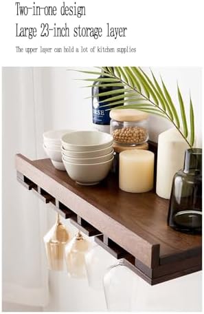 ZUGIATP Wall-Mounted Wine Rack for Wine and Champagne