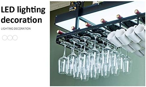 LASEVE Wall-Mounted Wine Rack 2-Tier Industrial Style 100Cm