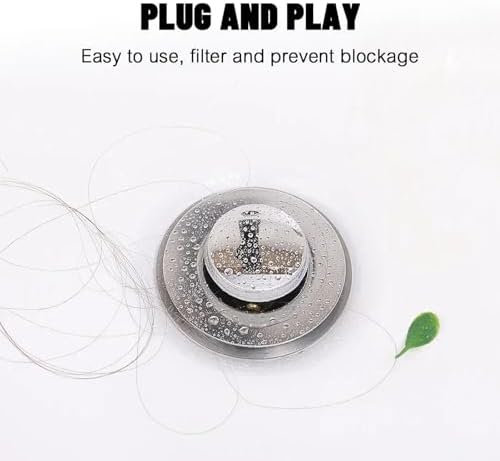 Kingdong Stainless Steel Basin Drain Filter 2PCS