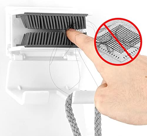 Linkidea Shower Hair Wall Collector Drain Hair Trap White