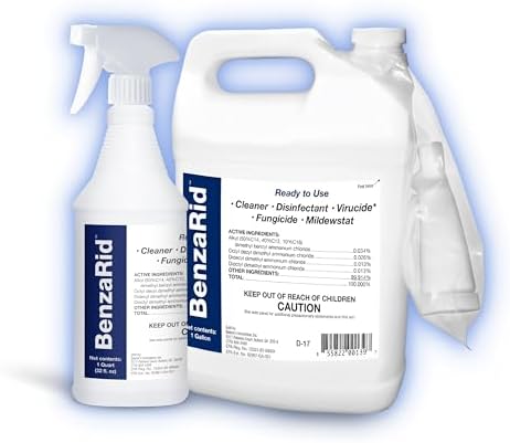 BenaRid Black Mold Virus Killer - 1 Gal 32 oz Pack