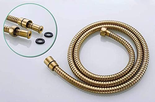 Brushed Gold Solid Brass Rain Shower Combo Set