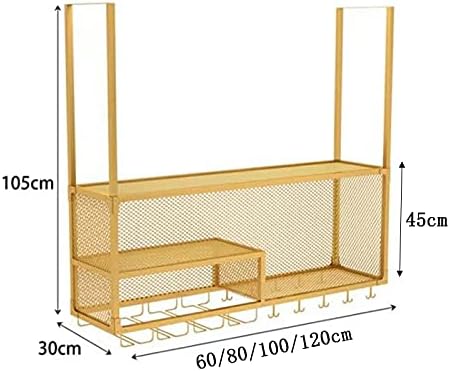 ZJDYDY Floating Ceiling Wine Rack Wall Mounted