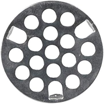 Danco 1-58 Metal Drain Strainer Chrome Brass White 1