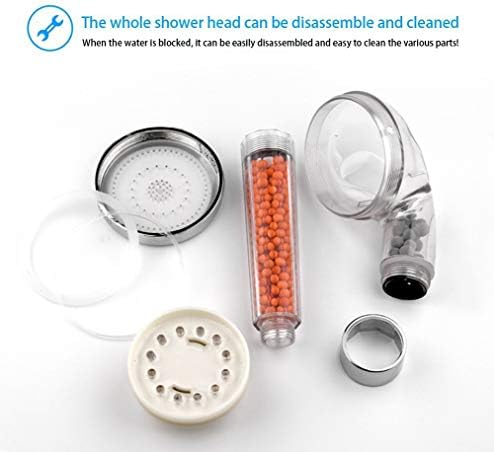 PRUGNA LED Shower Head with Hose and Bracket