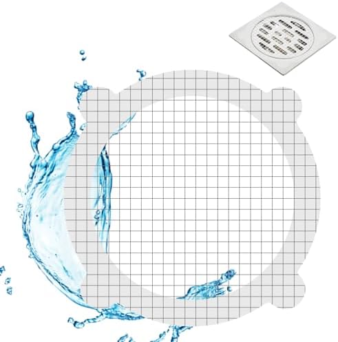 20 Pack Disposable Shower Hair Catcher Stickers