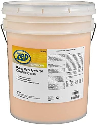 Zep Professional Heavy-Duty Concrete Cleaner 125 LB Drum