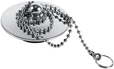 Fdit Universal Chrome Drain Cover with Chain