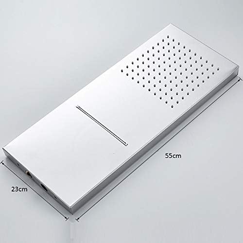 TECKI 3-Way Digital Showers Set with Handheld and Waterfall Rain Head