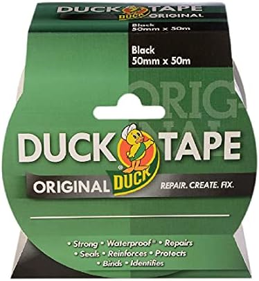 Duck Original Black Duct Tape 50mm x 50m 1