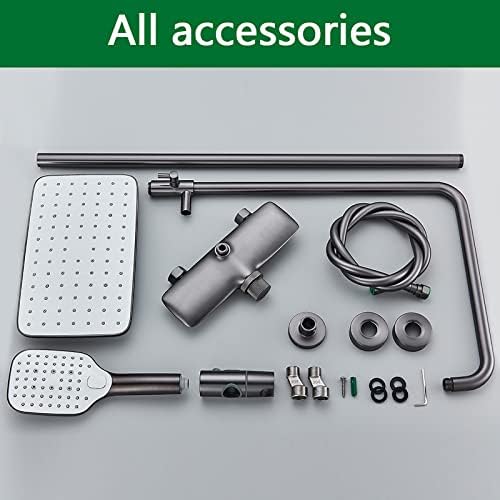 Shower System with 3 Modes and Large Rain Head