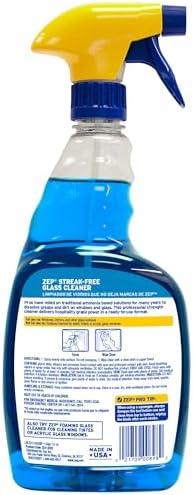 Zep Streak-Free Glass Cleaner 32 Oz Case of 12