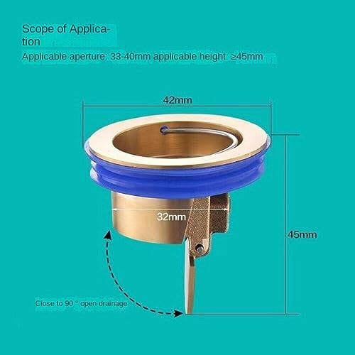 Fermus Floor Drain Plug Anti-Odor One Way Valve