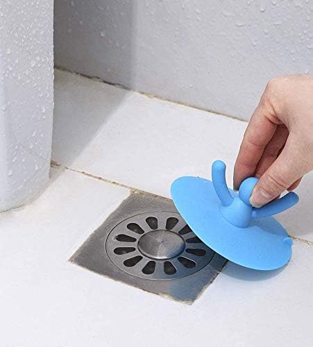 NJMK Silicone Drain Stopper Plug Cover White