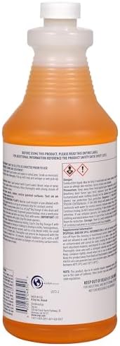 Zep Big Orange-E Citrus Industrial Degreaser 1 Quart Case of 12